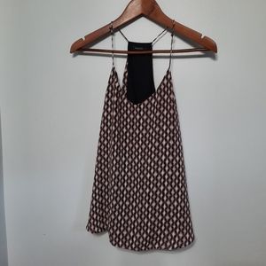 RW & Co. Trapeze Abstract Print Cami